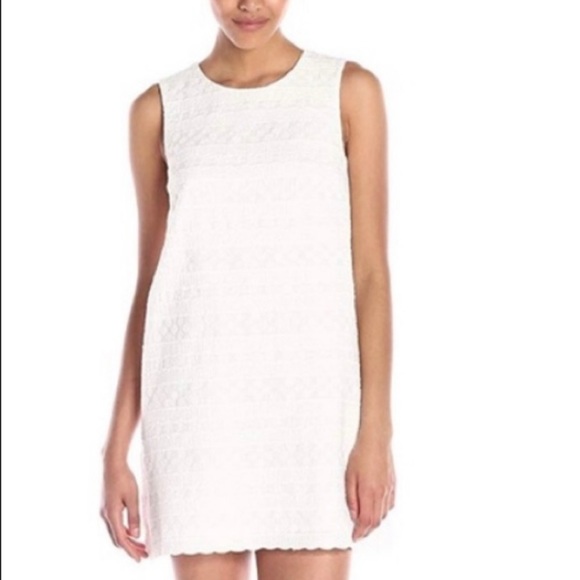 French Connection - Eyelet Pattern Mini Dress - Picture 1 of 3